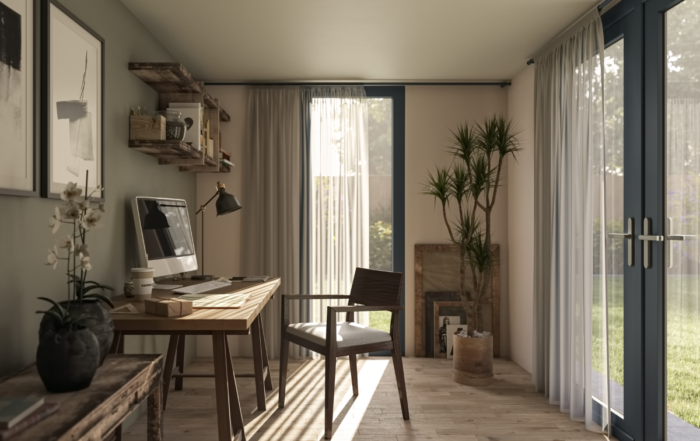 Nest Home Additions Elements Garden Room office interior