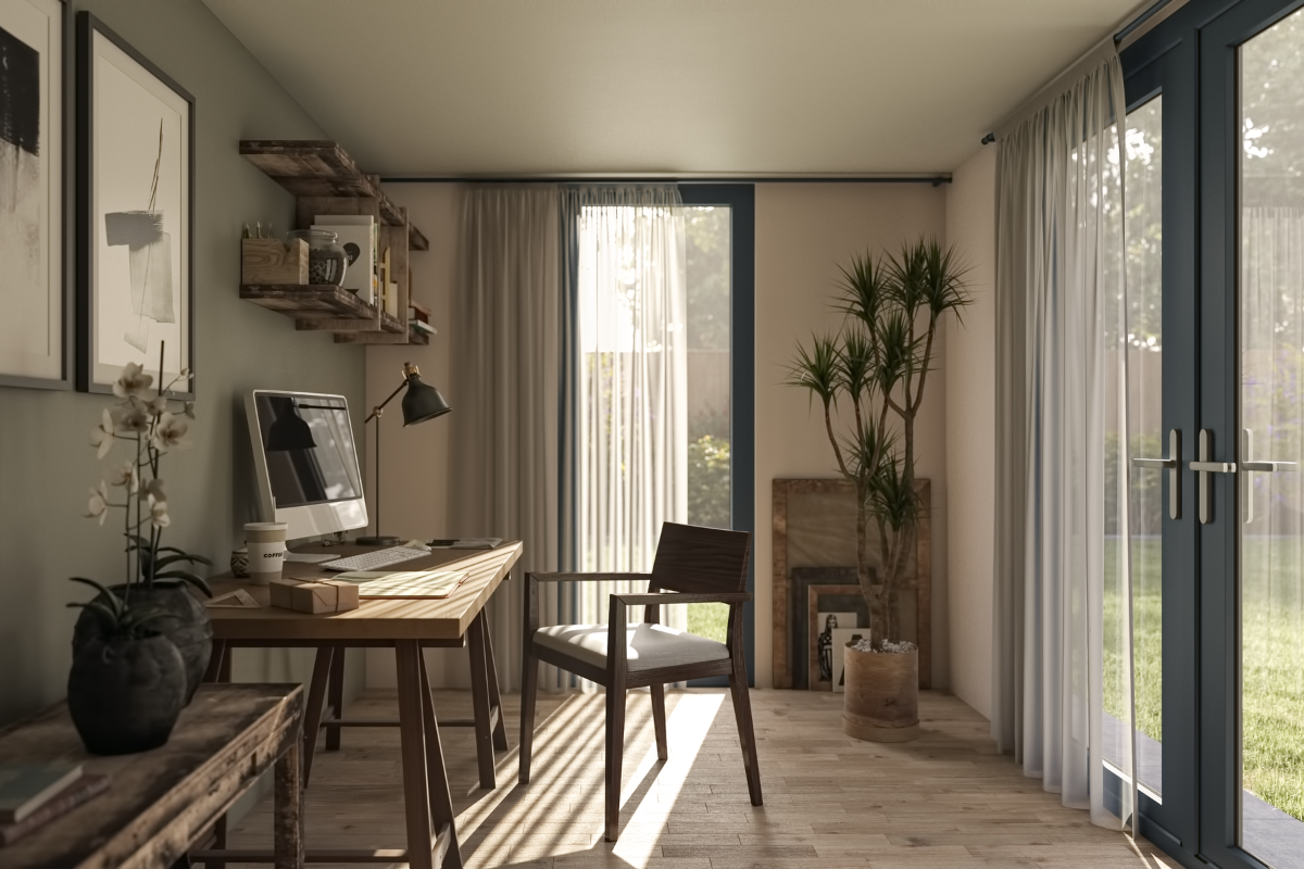 Nest Home Additions Elements Garden Room office interior