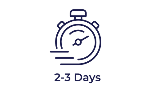 2-3 Days installation time (500 x 300 px)